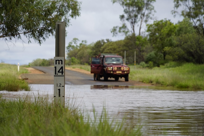 Flooded road