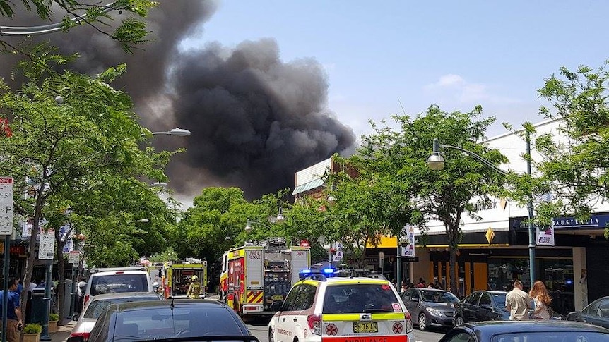 Emergency crews rushed to Macquarie Street in Liverpool.