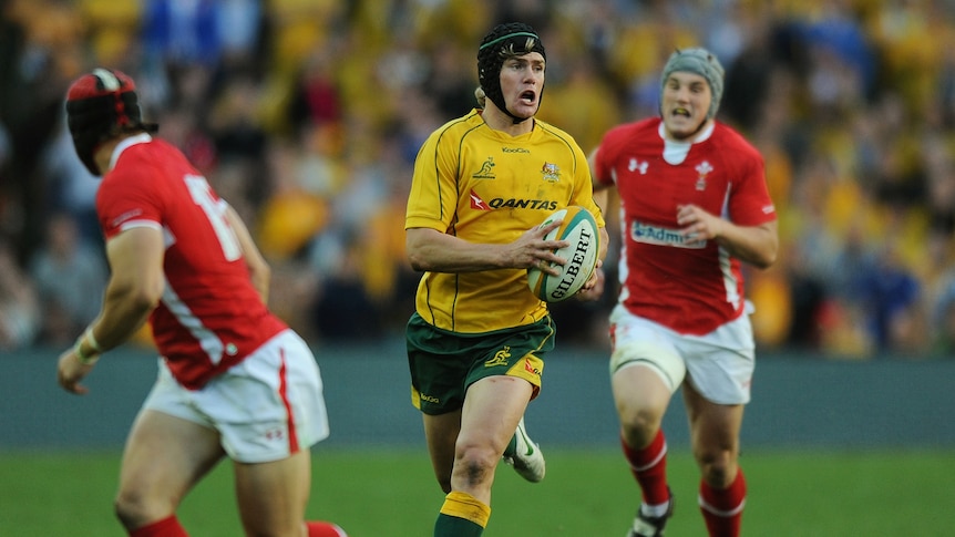 The Wallabies will be hoping Berrick Barnes continues his top form in green and gold.