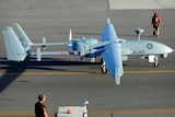 A Heron Remotely Piloted Aircraft.