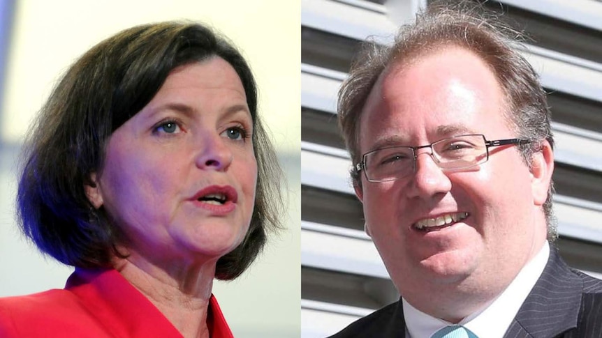 Ged Kearney and Senator David Feeney