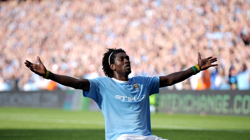 Emmanuel Adebayor's behaviour has angered his former Arsenal team-mates.