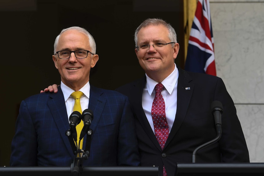 Malcolm Turnbull and Scott Morrison