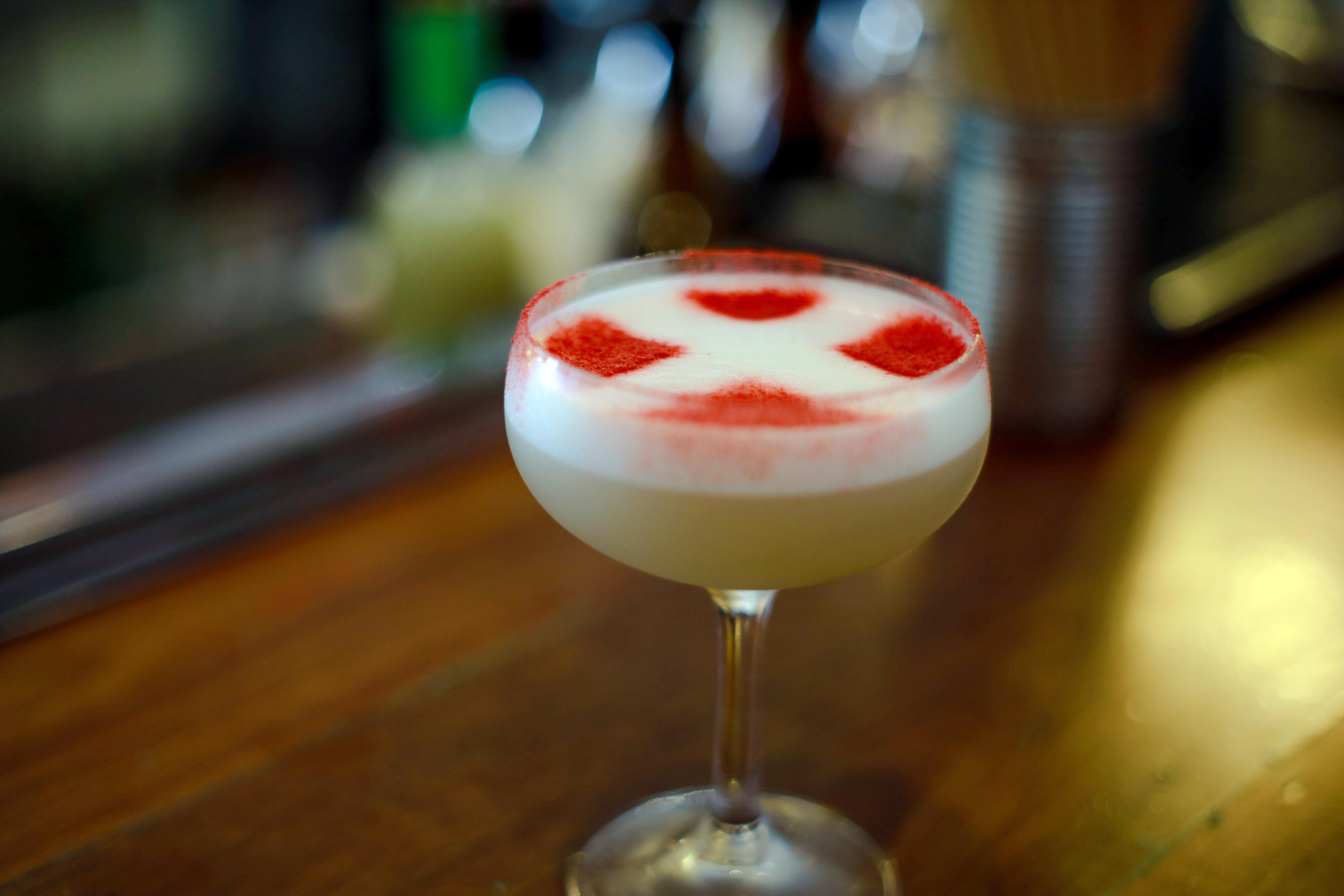 Theres Something About Mary Cocktail a specially designed cocktail served at sydney slip inn bar for mary's proclamation