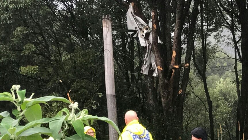 A man is dead after his two-seater aircraft crashed into dense bushland on the NSW north coast.