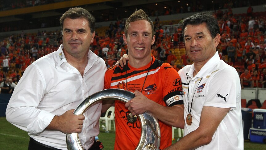 Golden years ... Ange Postecoglou guided the Roar to two A-League titles