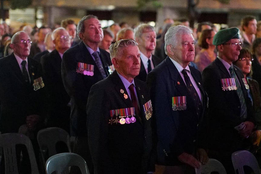 It is estimated 12,000 people attended Brisbane's ceremony.