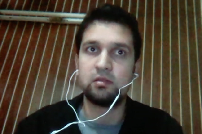 Sohail Khan talk to 7.30 via Skype