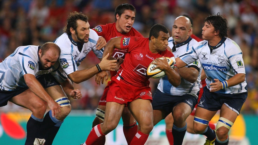 Reds captain Will Genia led the way again.