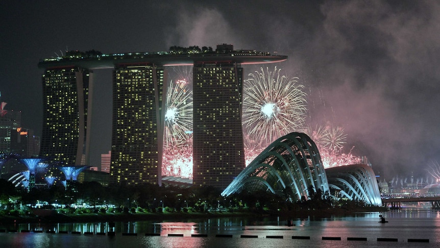 The new iconic Singapore landmark Marina Bay Sands