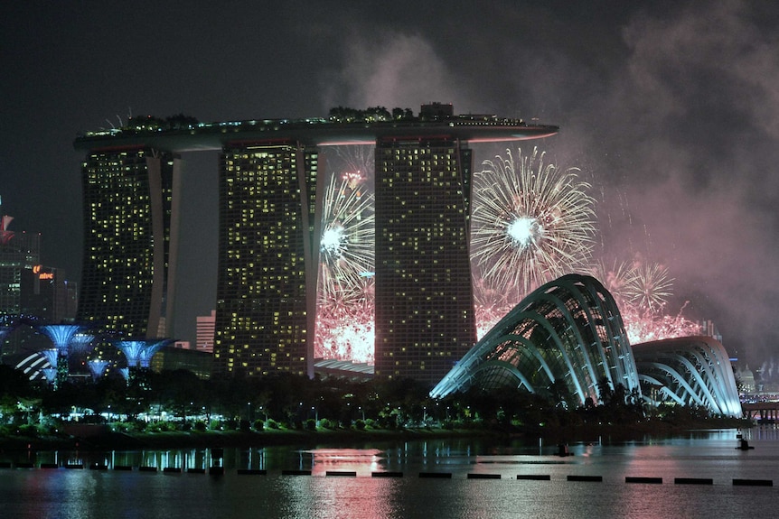 The new iconic Singapore landmark Marina Bay Sands