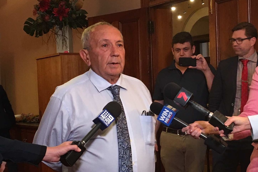 Toowoomba Councillor Joe Ramia addressed the media after the Council Meeting.