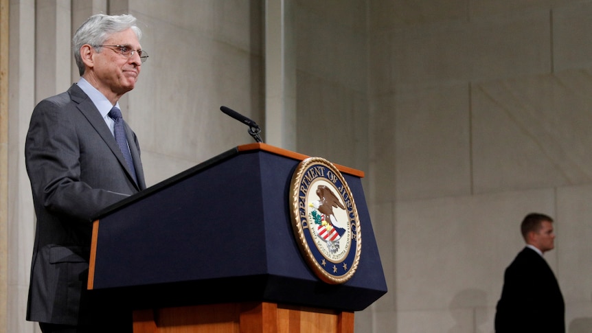 의회 성명에 대한 미국 변호사 Merrick Garland