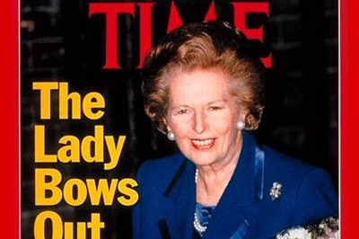 Margaret Thatcher on the cover of Time magazine
