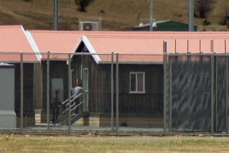The Pontville Detention Centre outside Hobart