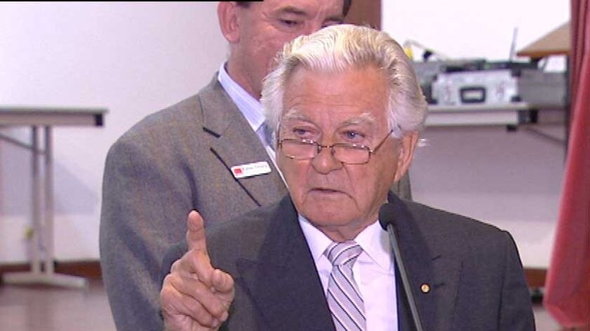 Former Labor Prime Mnister Bob Hawke