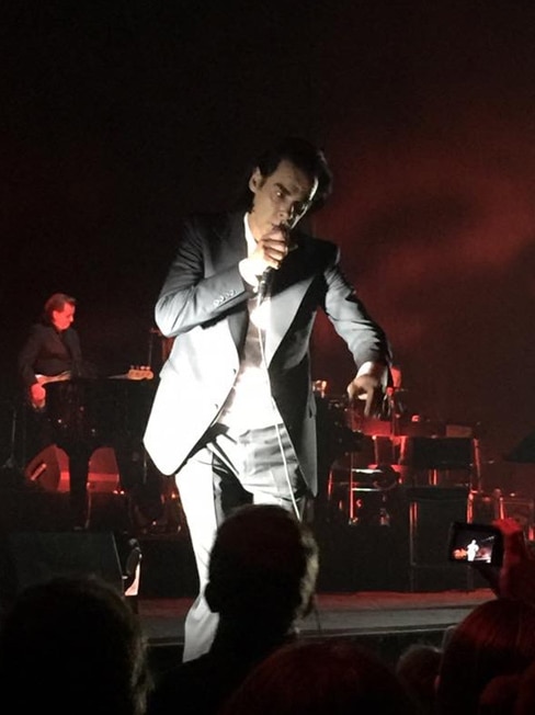 Nick Cave performs in Hobart