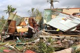 Cyclone damage in Rakiraki, Fiji