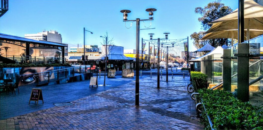 A walk only area in Liverpool.