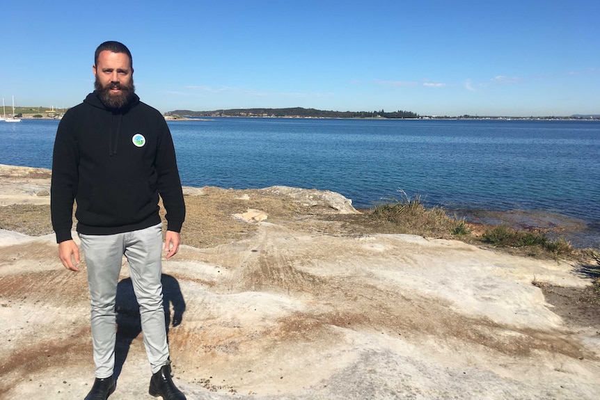 Ray Ingrey on the shores of Gamay