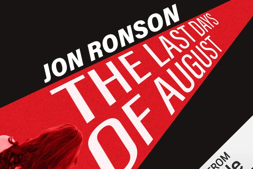 A black and red podcast design for the show The Last Days of August.