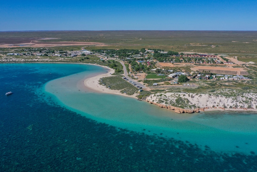 Coral Bay from the air 