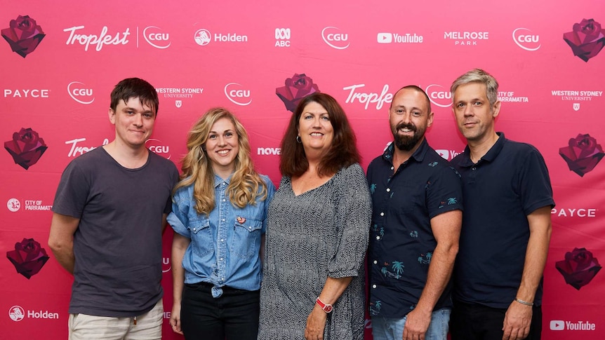 Jason with the Genre Busting panel at Tropfest