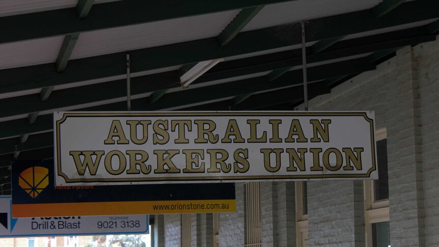 The Kalgoorlie office of the Australian Workers Union.