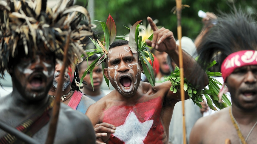 Papuan protesters