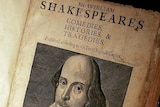 William Shakespeare as he appears in The First Folio 1623.