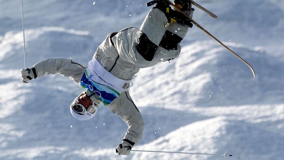 Getting high: Begg-Smith narrowly missed becoming the first Australian to win back-to-back Winter Games gold.