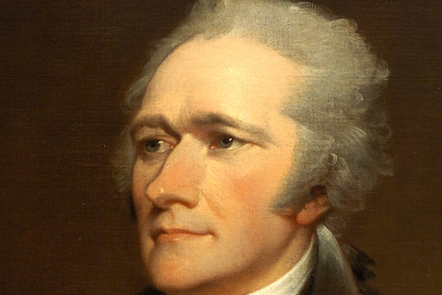 Alexander Hamilton portrait at the Smithsonian