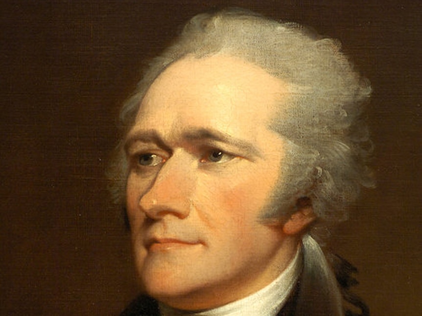 Alexander Hamilton portrait at the Smithsonian