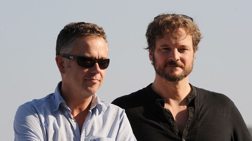 Director Michael Winterbottom and actor Colin Firth (right)