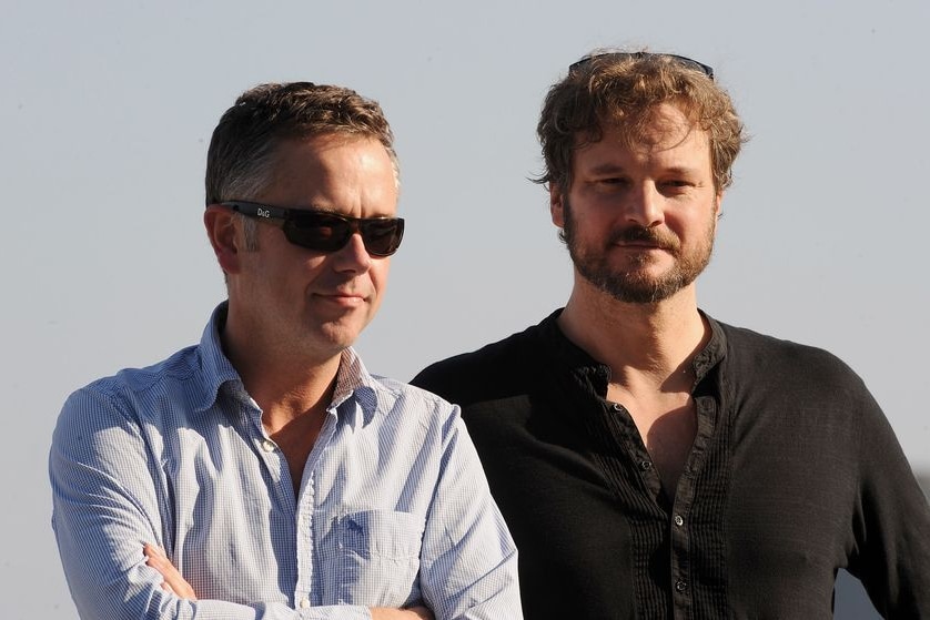 Director Michael Winterbottom and actor Colin Firth (right)
