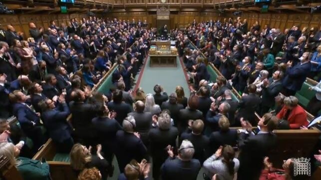 Live: Zelenskyy makes plea to UK parliament, gets standing ovation