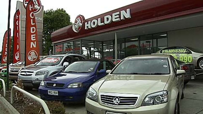 Holden cars in car yard