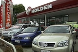 Holden cars in car yard