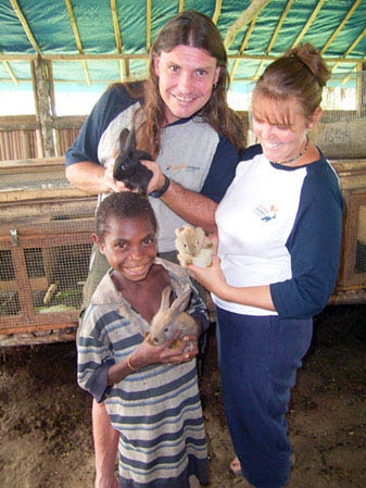 The Thomases and their rabbits