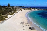 Pinky beach on Rottnest Island.