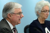 Justice Peter McClellan and Justice Jennifer Coate at Royal Commission