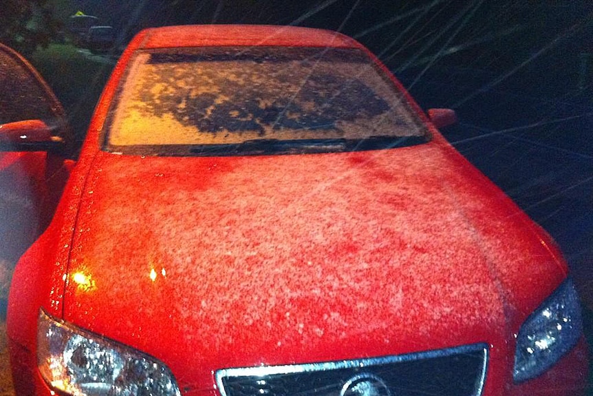 Icy morning at Mount Lofty