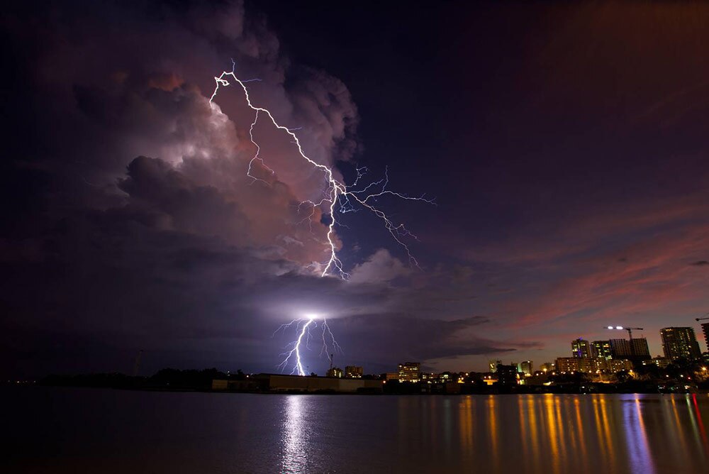 Darwin man Jimmy Rogers survives lightning strike in front yard, the