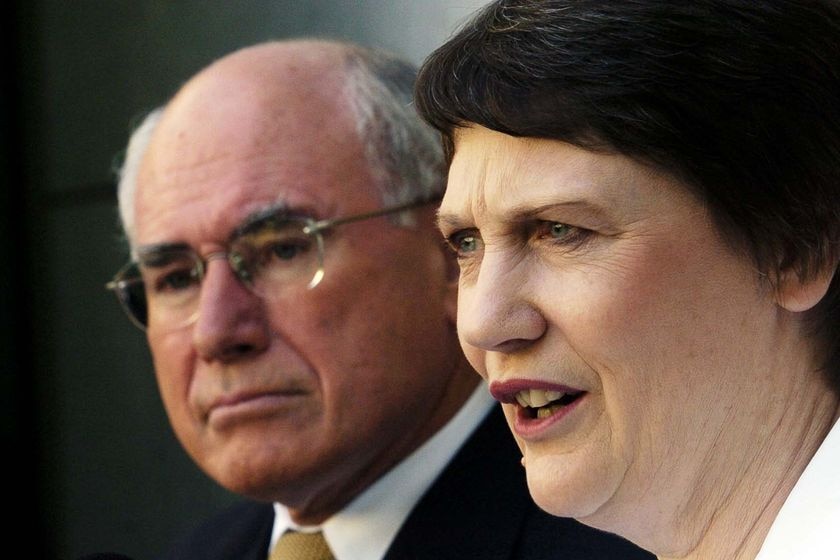 New Zealand Prime Minister Helen Clark and former Australian Prime Minister John Howard.