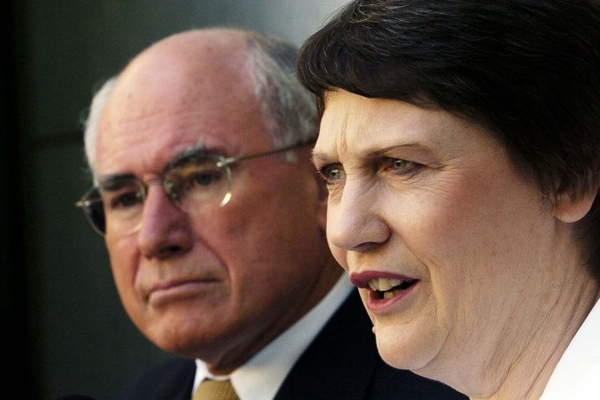 New Zealand Prime Minister Helen Clark and former Australian Prime Minister John Howard