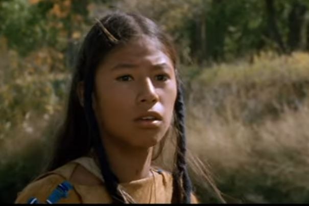 A Native American actor in a film.
