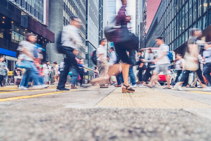 People in the street