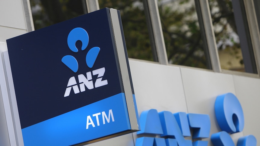 ANZ bank sign