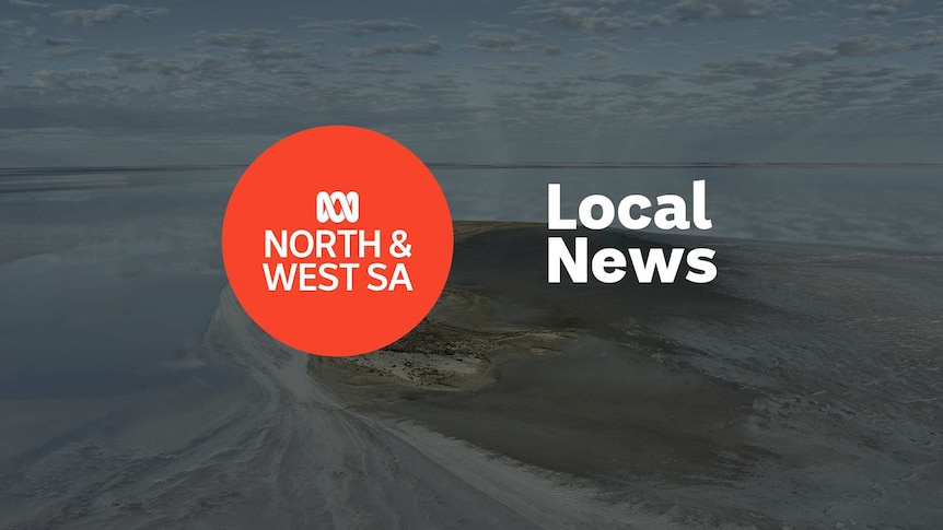 Salt late shoreline with ABC North and West SA logo and Local News superimposed over the top.