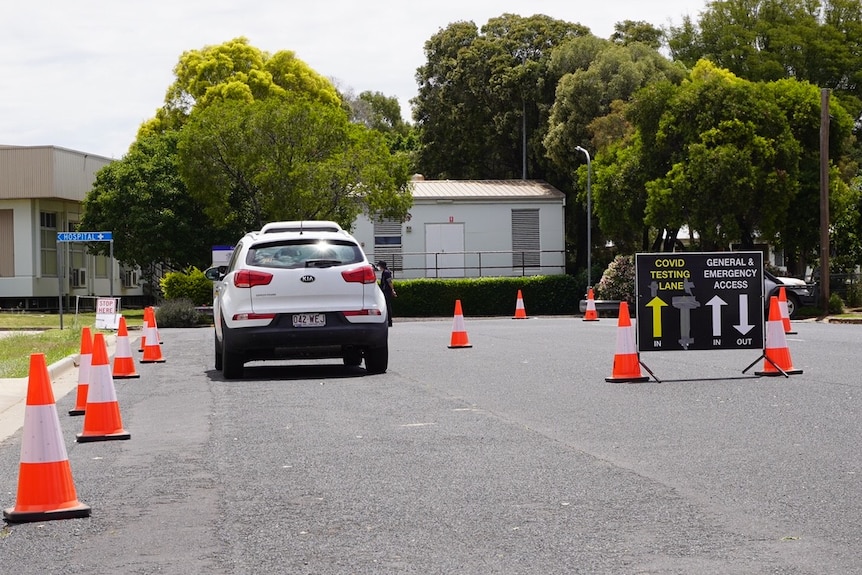 COVID-testing site in Goondiwindi